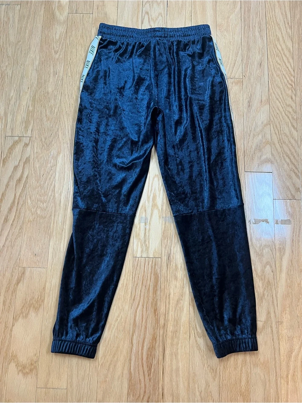 Nike Girls Blue Crushed Velour 2pc Tracksuit Set